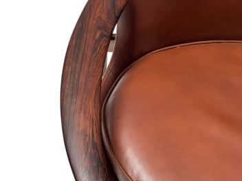 Two Mid-Century Modern Lounge Chairs by Ib Kofod-Larsen for Frõscher, 1970s